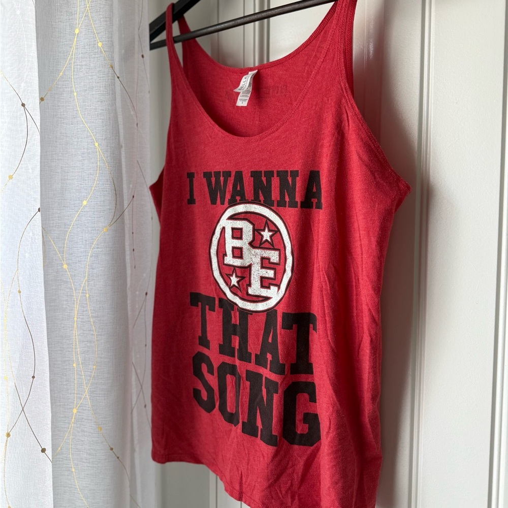 Bella Canvas Red Graphic Tank Top